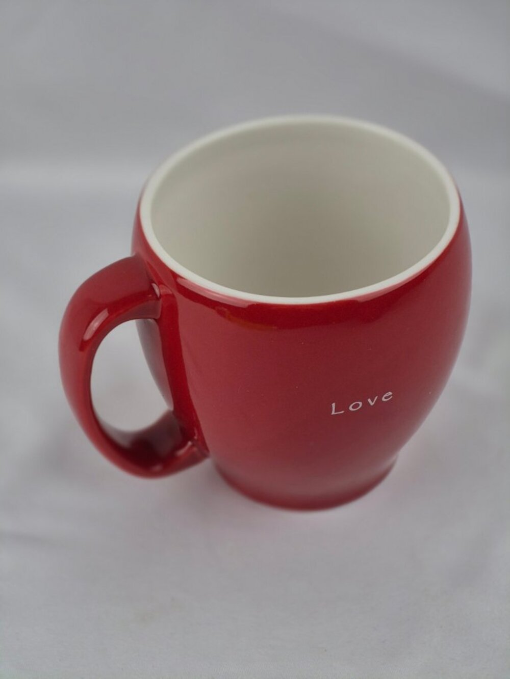 Vintage Starbucks Feng Shui "Love" Coffee Mug 2004 Red Romantic Valentine's Day
